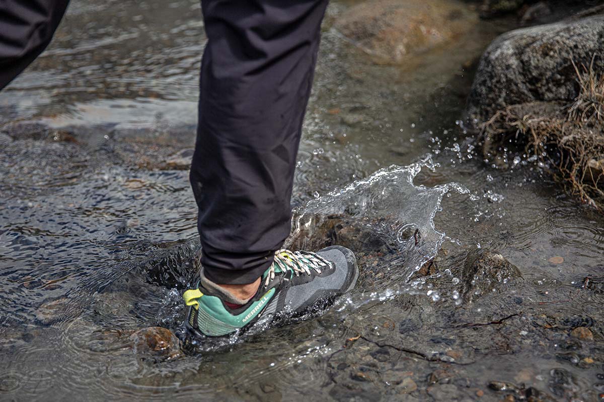 Merrell MQM 3 GTX hiking shoe (waterproofing)